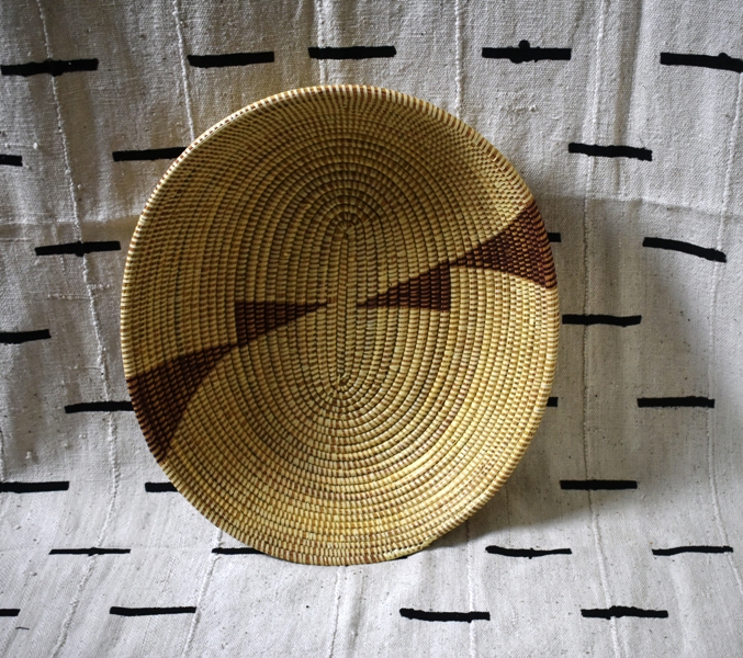 Senegalese Basket Natural- Oval
