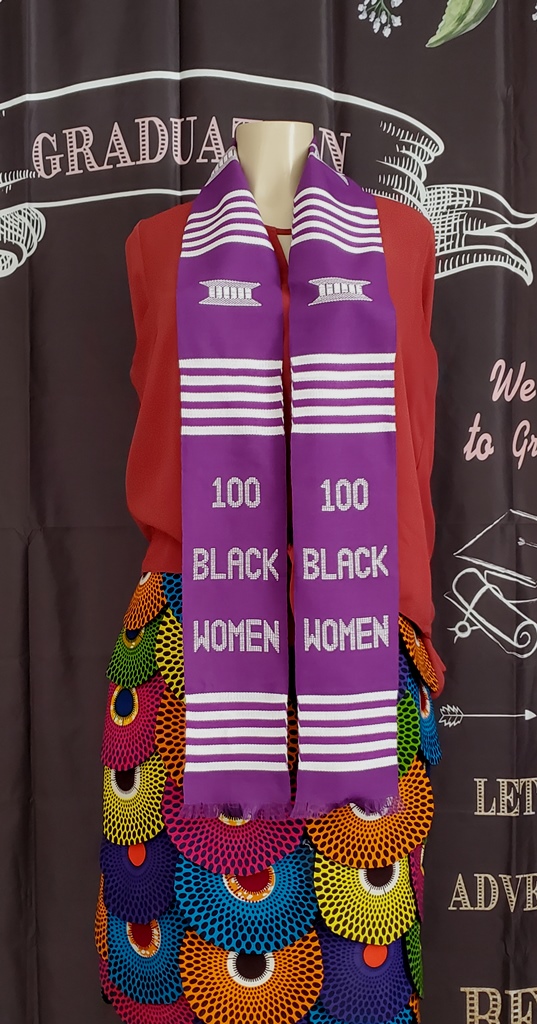 100 Black Women Kente Stoles