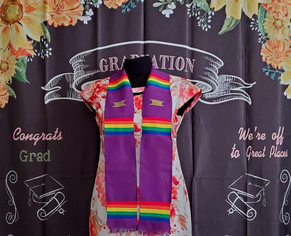 LGBT Graduation Custom Kente Purple