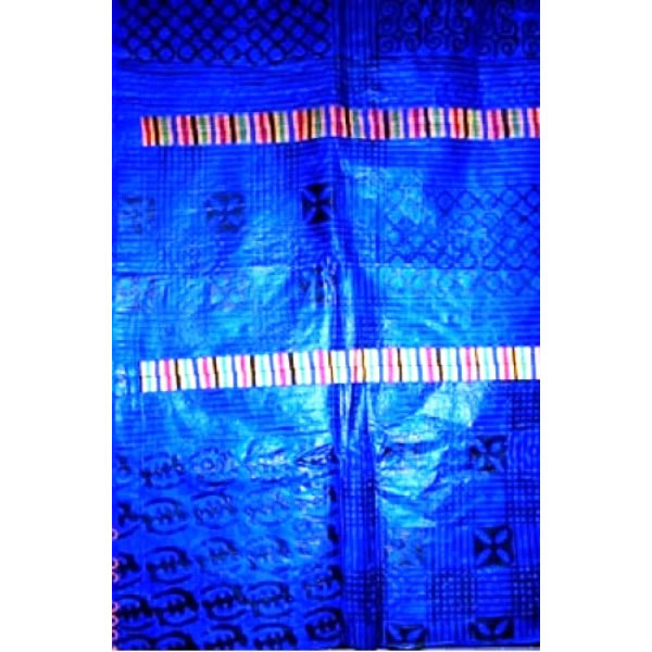 Blue Adinkra Cloth