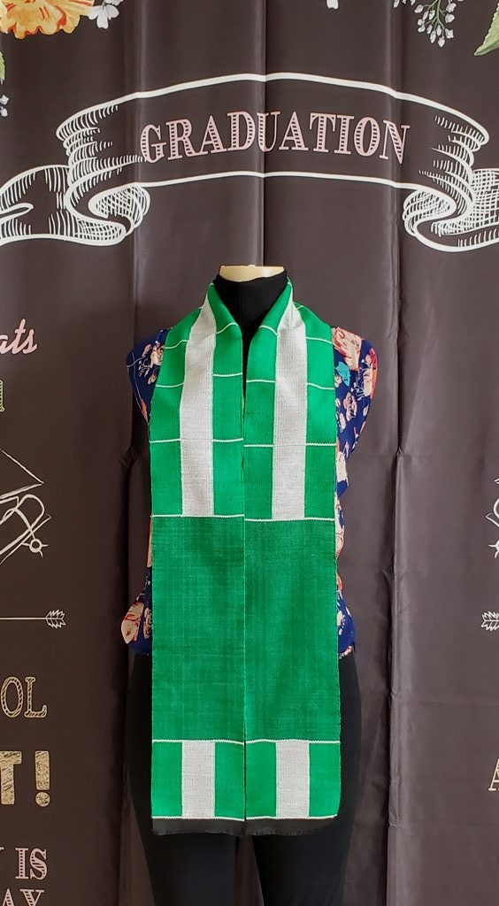 Nigerian Flag Kente Stoles Custom