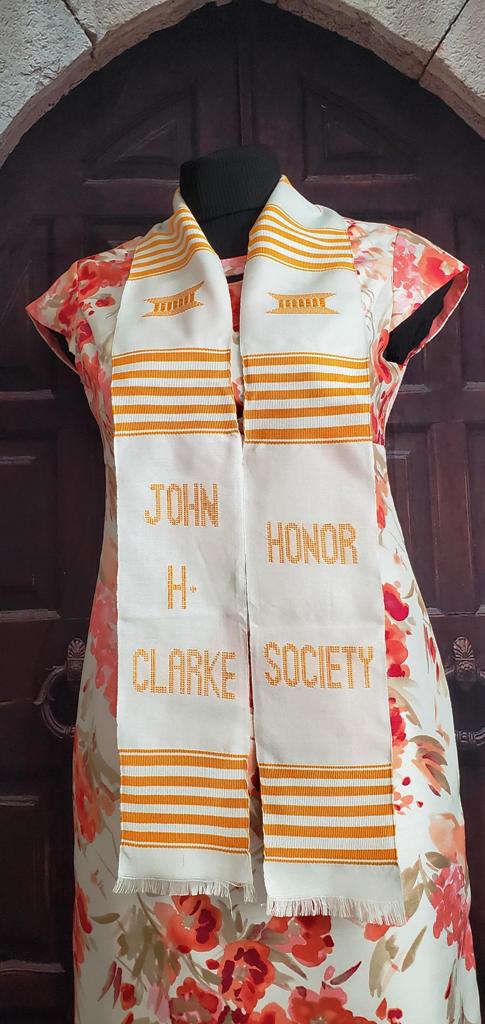 John H. Clarke Honor Society Kente