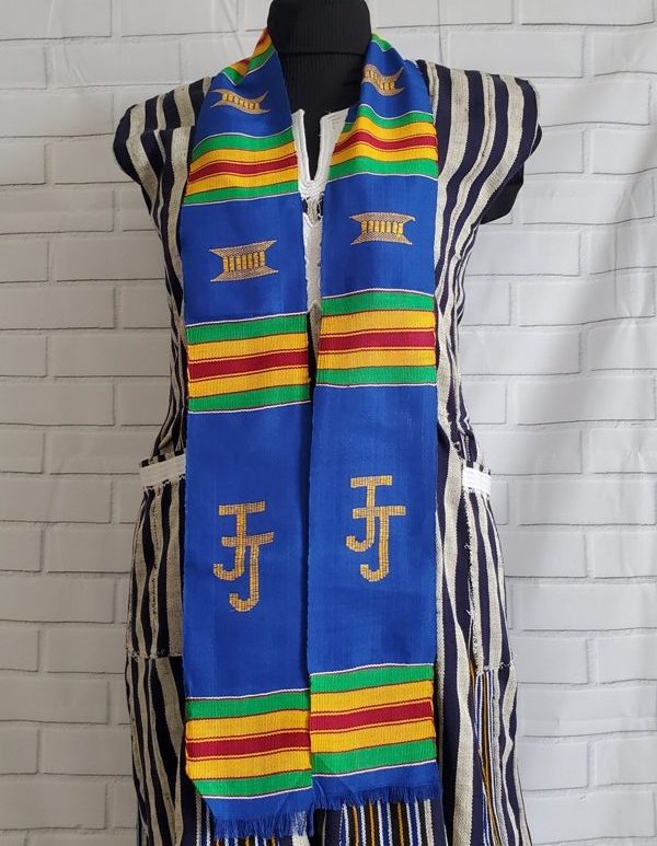 Jack and Jill Kente- Blue African Colors