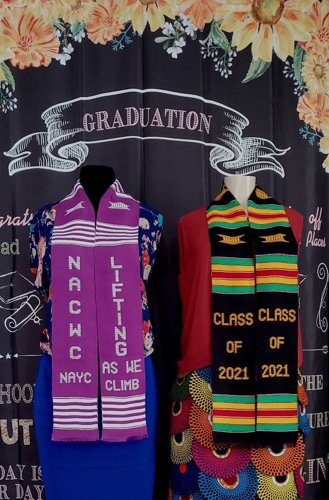 Class of 2022 and NACWC Kente Stoles
