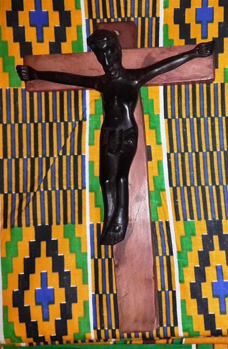 Ebony Crucifix Small