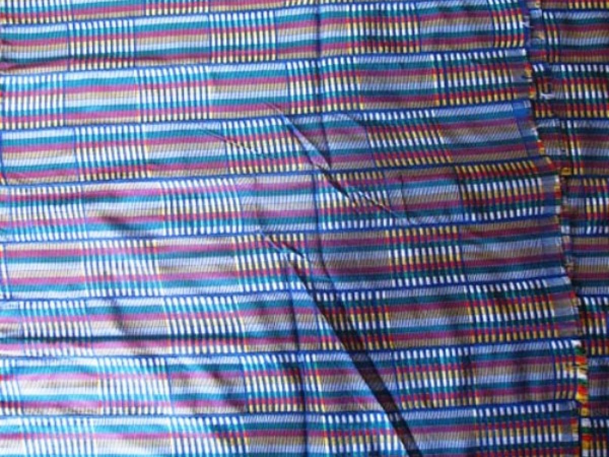 Altar Cloth Blue Kente Cloth