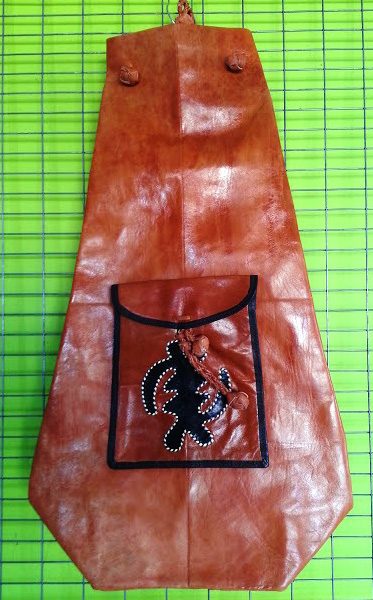 Leather Shoulder Bag Gye Nyame