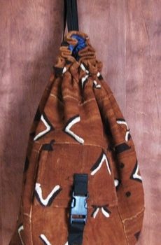 Brown Mudcloth Bag