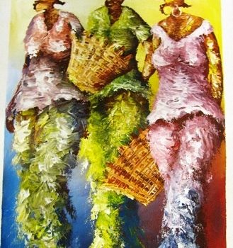 Oil Painting- Three Sisters